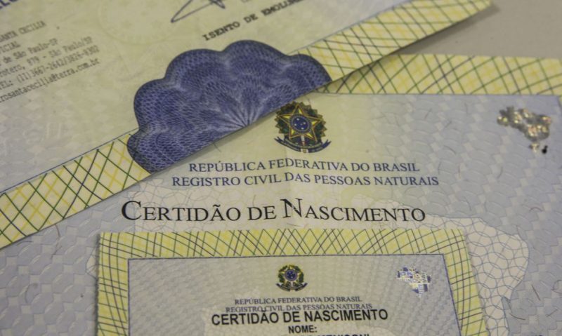 Certidão de Nascimento &#8211; Foto: Marcello Casal Jr/ Agência Brasil/ND