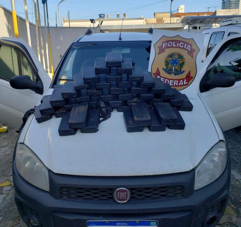 47 kg de coca&iacute;na foram encontrados escondidos no tanque de combust&iacute;vel – Foto: Pol&iacute;cia Federal/Divulga&ccedil;&atilde;o/ND