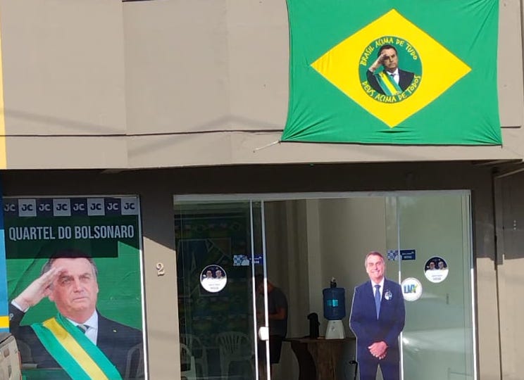 QG do presidente Bolsonaro foi inaugurado em Ararangu&aacute; durante o fim de semana – Foto: Divulga&ccedil;&atilde;o/ND