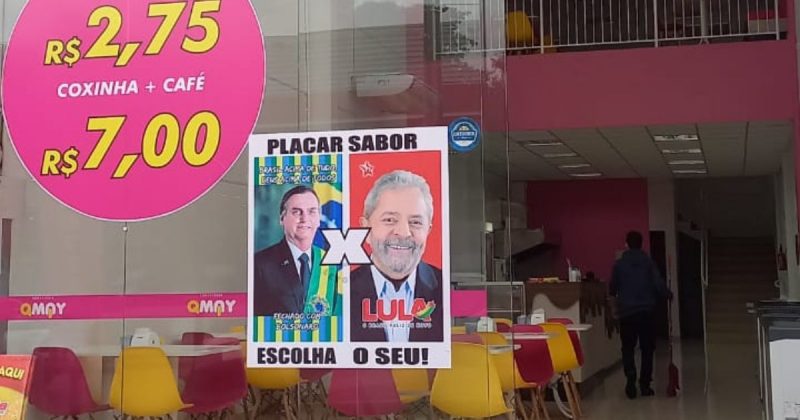 Sorveteria de Brusque lan&ccedil;ou “placar sabor” com sorvetes dedicados a Lula e Bolsonaro – Foto: Qmay Sorvetes/Divulga&ccedil;&atilde;o