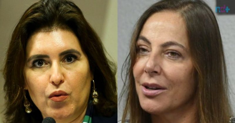 Simone Tebet e Mara Gabrilli, candidatas &agrave; presidente da Rep&uacute;blica e vice-presidente em chapa 100% feminina nesta ter&ccedil;a (2) – Foto: Reprodu&ccedil;&atilde;o