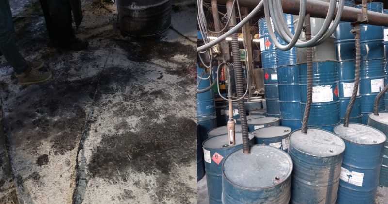 Trabalhador morre ap&oacute;s explos&atilde;o em empresa em Balne&aacute;rio Rinc&atilde;o – Foto: CBMSC/Divulga&ccedil;&atilde;o/ND