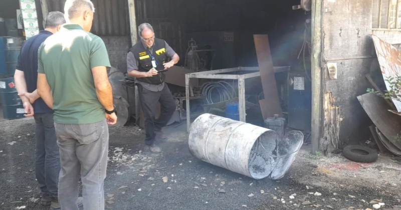 Setor de empresa onde morreu trabalhador em explos&atilde;o &eacute; interditado em Balne&aacute;rio Rinc&atilde;o – Foto: Sindicato dos Trabalhadores/Divulga&ccedil;&atilde;o/ND