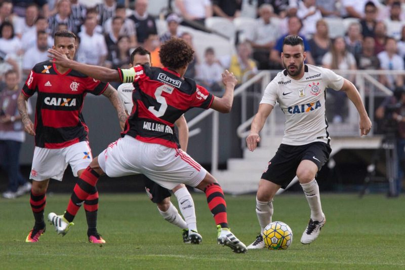 Guerrero viu o Flamengo ser goleado pelo Corinthians no segundo reencontro – Foto: Ag&ecirc;ncia Corinthians/Divulga&ccedil;&atilde;o