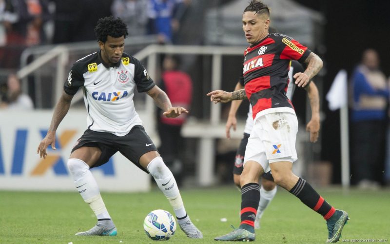 Guerrero teve atua&ccedil;&atilde;o discreta no primeiro reencontro com o Tim&atilde;o – Foto: Daniel Augusto/Ag&ecirc;ncia Corinthians