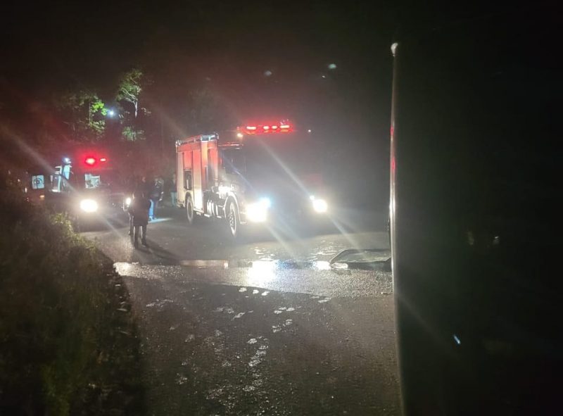O Corpo de Bombeiros Militar de Seara e o SAMU foram acionados por volta das 03h, na madrugada desta ter&ccedil;a-feira (23). – Foto: Corpo de Bombeiros/ND
