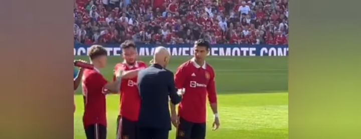 Cristiano Ronaldo discutiu com treinador? – Foto: Reprodu&ccedil;&atilde;o Youtube