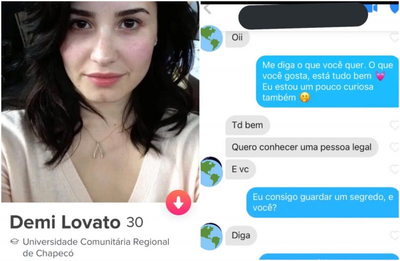Demi Lovato no tinder