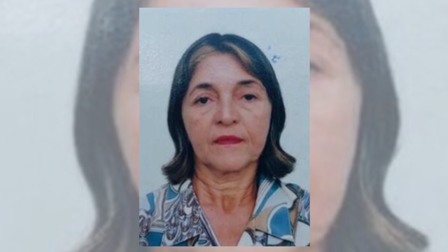 A professora foi encontrada concretada no piso da casa. – Foto: Record TV/ND