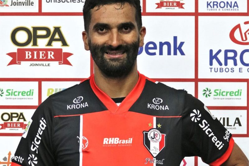 Humberto retorna ao JEC Futsal para os playoffs da Liga Nacional – Foto: Juliano Schmidt/JEC Futsal/Divulga&ccedil;&atilde;o/ND