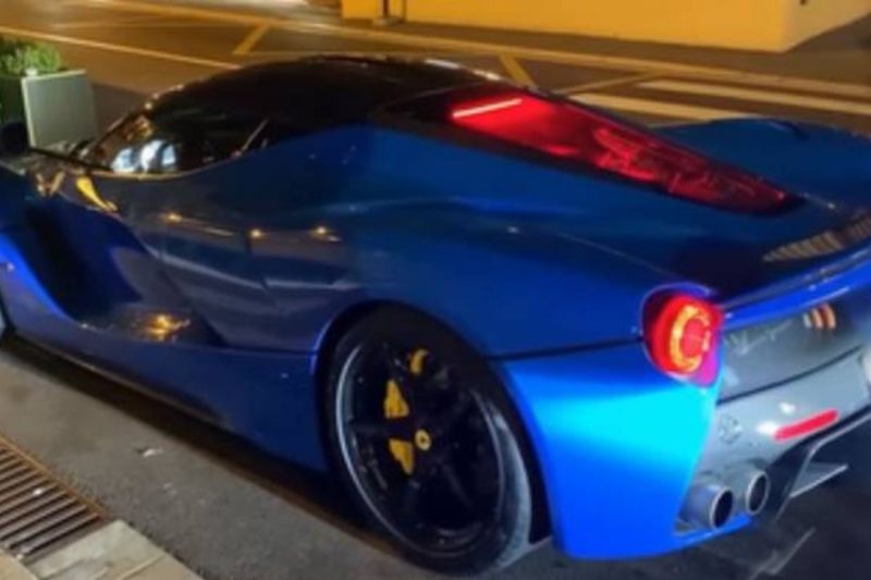 Ferrari &eacute; avaliada em R$ 18 milh&otilde;es – Foto: Reprodu&ccedil;&atilde;o/YouTube