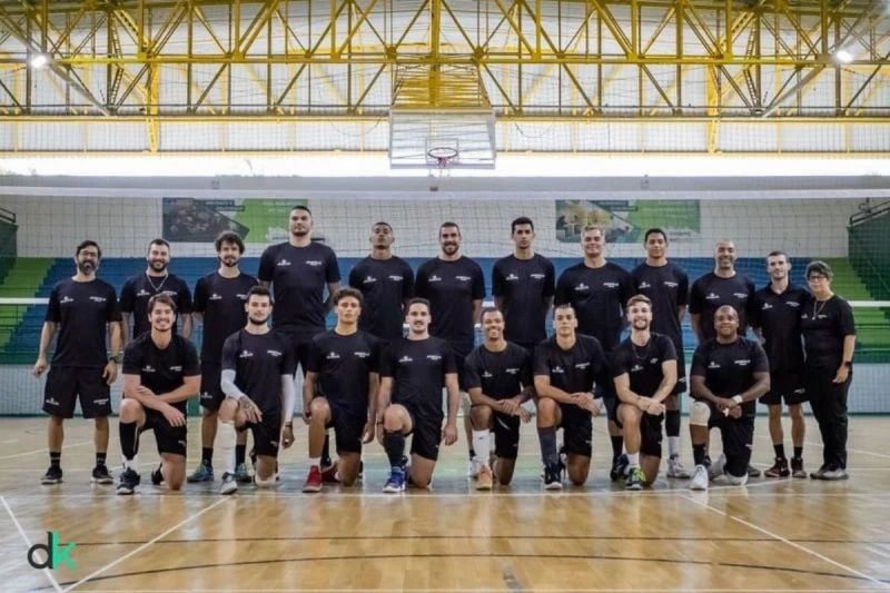 Joinville V&ocirc;lei estreou com vit&oacute;ria no Campeonato Catarinense – Foto: Divulga&ccedil;&atilde;o/ND