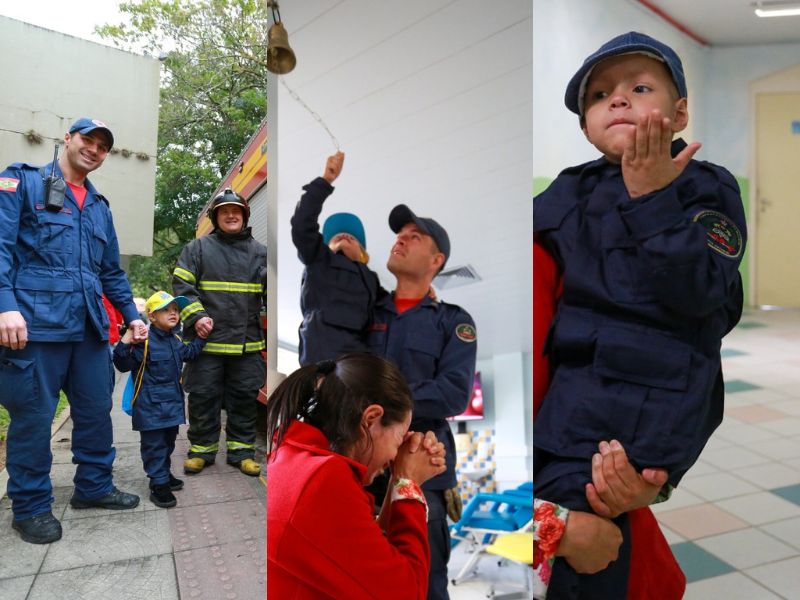 Emo&ccedil;&atilde;o toma conta do Hospital Infantil Joana de Gusm&atilde;o – Foto: J&uacute;lio Cavalheiro/Secom/Divulga&ccedil;&atilde;o/ND