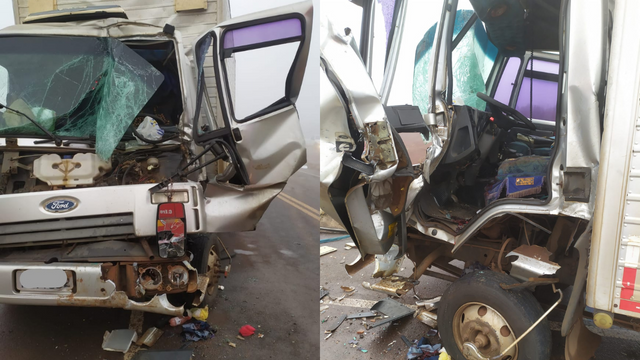 O homem sofreu uma les&atilde;o e foi para o Hospital. – Foto: PMRv/ND