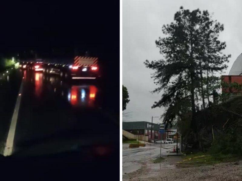 Ciclone extratropical deixou rastro de destrui&ccedil;&atilde;o no Vale do Itaja&iacute; – Foto: Reprodu&ccedil;&atilde;o/Franciele Cardoso/NDTV