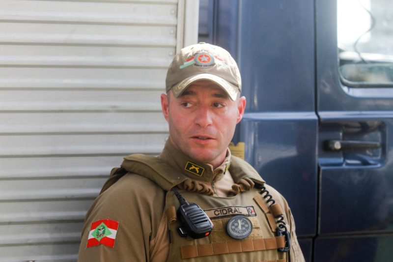 Comandante do batalh&atilde;o da Pol&iacute;cia Militar que atua na regi&atilde;o Central Dhiogo Cidral elogiou a atua&ccedil;&atilde;o conjunta da Guarda Municipal e PM – Foto: Leo Munhoz/ND