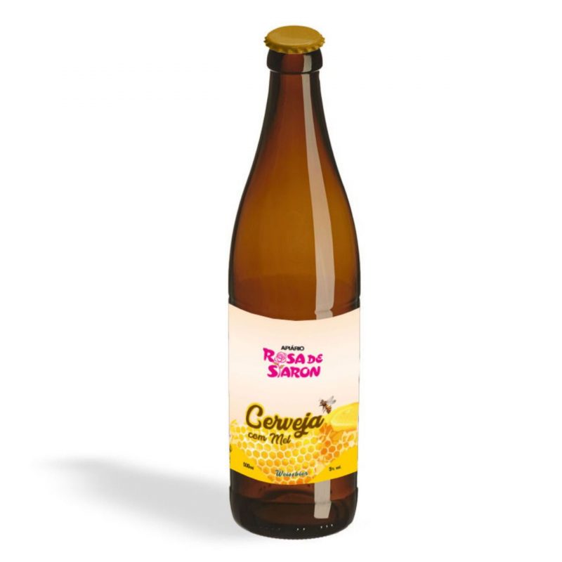 Cerveja de mel &eacute; do tipo weissbier e possui um sabor suave e leve de mel ao final – Foto: Divulga&ccedil;&atilde;o
