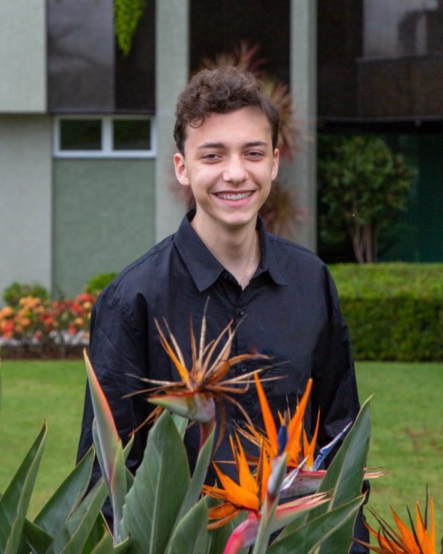 Enzo estuda no Catarinense desde o 5&ordm; ano do fundamental – Foto: Divulga&ccedil;&atilde;o/ND