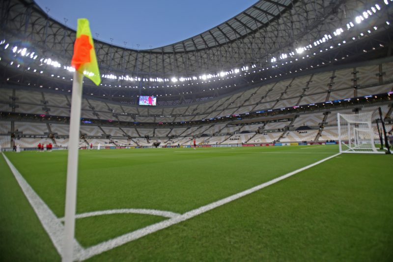 Estádio Lusail, palco da grande final, com capacidade para 80 mil espectadores &#8211; Foto: MUSTAFA ABUMUNES / AFP / ND