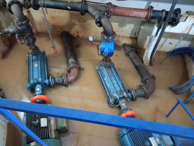 Chuva gera preju&iacute;zos no sistema de capta&ccedil;&atilde;o de &aacute;gua de S&atilde;o Jos&eacute; do Cedro &mdash; Foto: Prefeitura de S&atilde;o Jos&eacute; do Cedro/ND