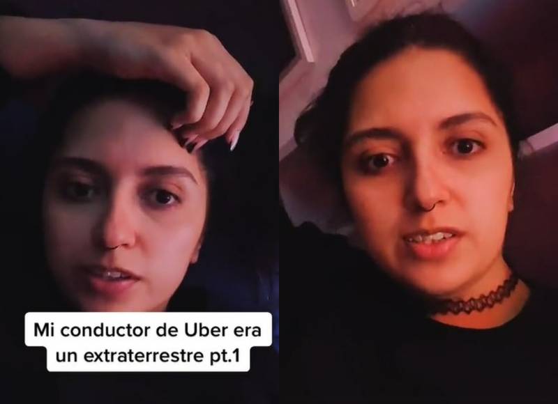 Acho que meu motorista do Uber era um extraterrestre – Foto: Reprodu&ccedil;&atilde;o – TikTok (Captura TikTok @gordoilustra)/Divulga&ccedil;&atilde;o/ND