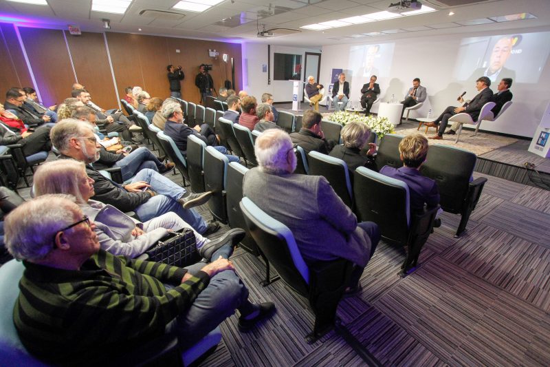 Adensamento urbano, requalifica&ccedil;&atilde;o da regi&atilde;o central e plano diretor foram alguns dos assuntos discutidos no semin&aacute;rio &ldquo;Cidades Inteligentes e Seguran&ccedil;a&rdquo; – Foto: Leo Munhoz/ND