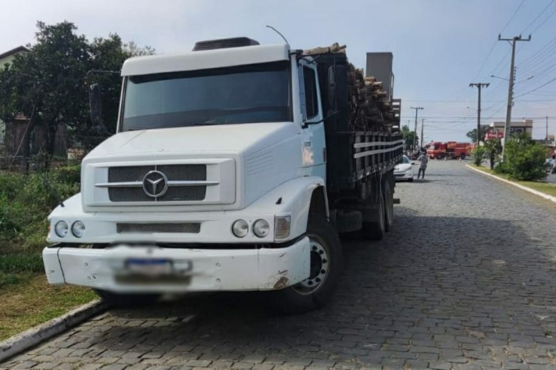 Homem foi atropelado pelo pr&oacute;prio caminh&atilde;o em Major Vieira – Foto: CBM/Divulga&ccedil;&atilde;o