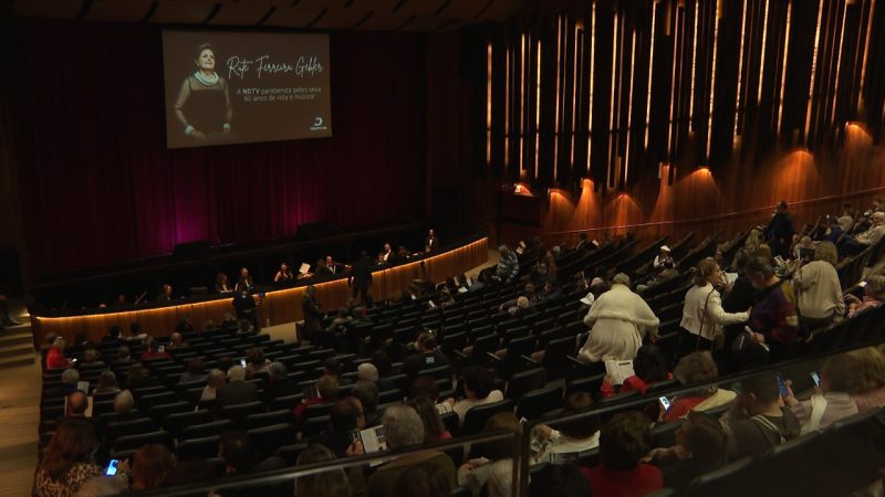 Celebra&ccedil;&atilde;o tamb&eacute;m rendeu homenagem do ND a Rute Gebler – Foto: Reprodu&ccedil;&atilde;o/NDTV