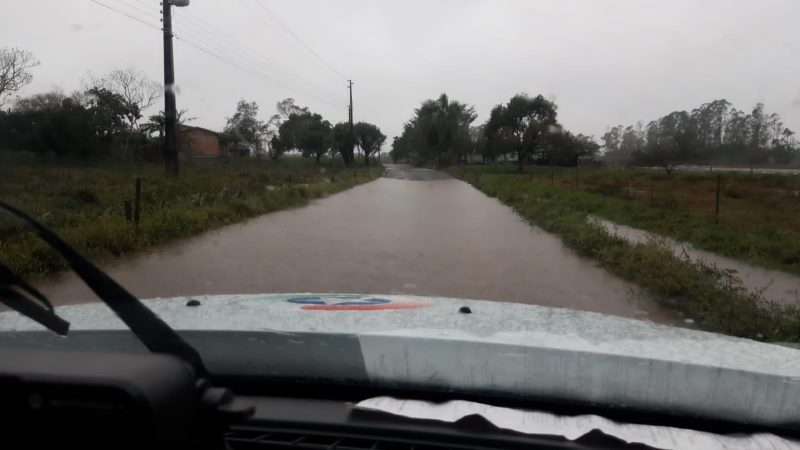 Regi&atilde;o de Forquilhinha registra pontos de alagamento – Foto: Divulga&ccedil;&atilde;o/ND