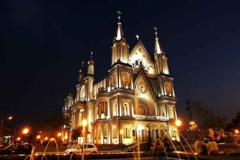 Igreja Matriz – Foto: Secretaria de Turismo de Itaja&iacute;/Divulga&ccedil;&atilde;o