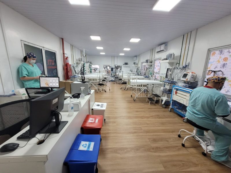Nova ala foi inaugurada com leitos emergenciais no hospital – Foto: Divulga&ccedil;&atilde;o/ND