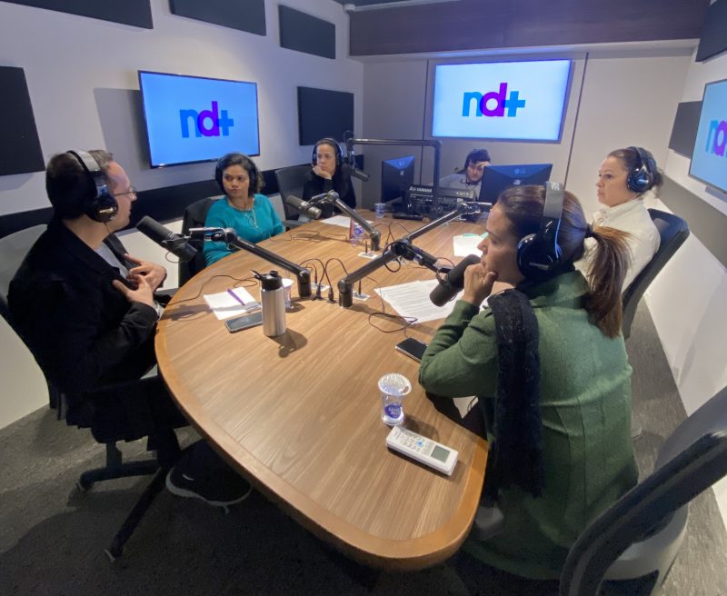 Grava&ccedil;&atilde;o do primeiro epis&oacute;dio com tema empreendedorismo feminino – Foto: Divulga&ccedil;&atilde;o/ND