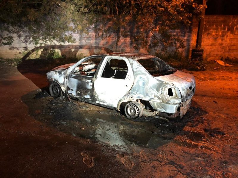Carro do homem assassinado foi encontrado pr&oacute;ximo ao local em que ele foi morto – Foto: Divulga&ccedil;&atilde;o/ND