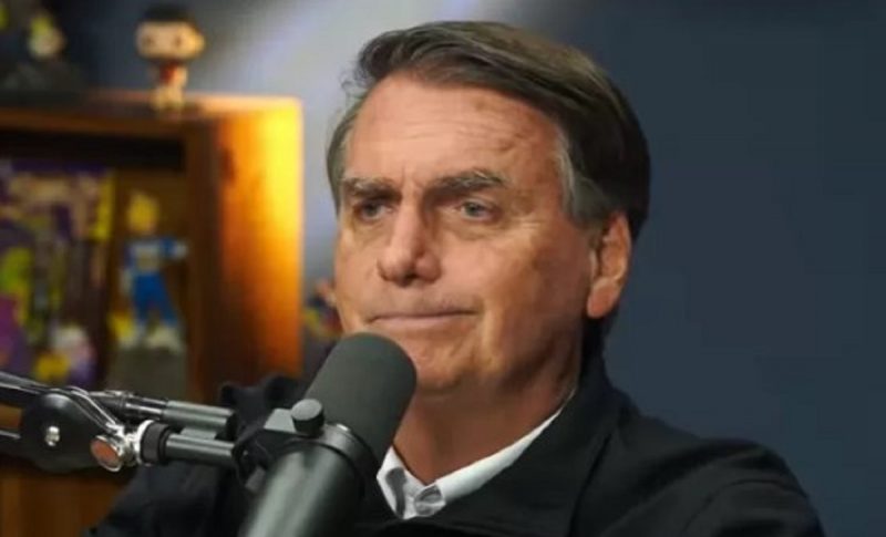 Jair Bolsonaro foi o entrevistado do podcast Flow nesta segunda (8) – Foto: Reprodu&ccedil;&atilde;o Youtube