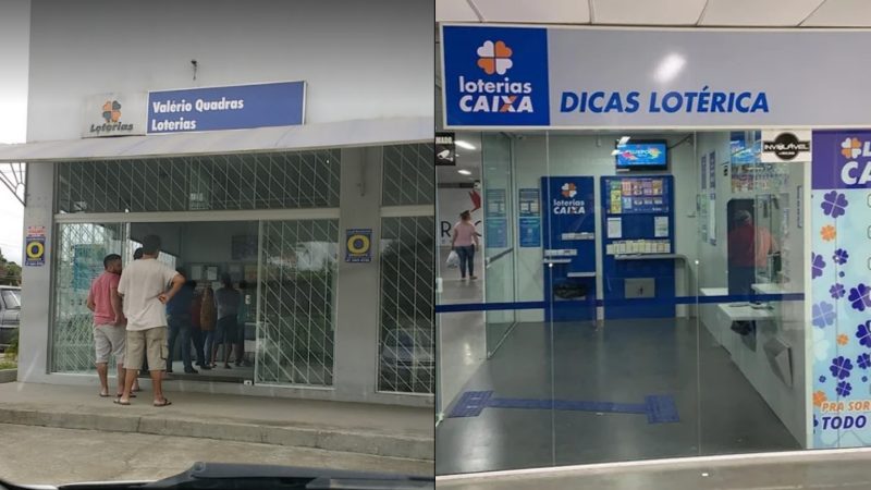 Duas lot&eacute;ricas onde sa&iacute;ram ganhadores – Foto: Google Maps/ND