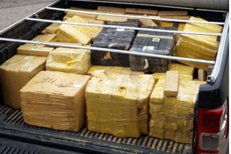 PRF apreende carga de maconha na BR-101 – Foto: PRF/Divulga&ccedil;&atilde;o/ND