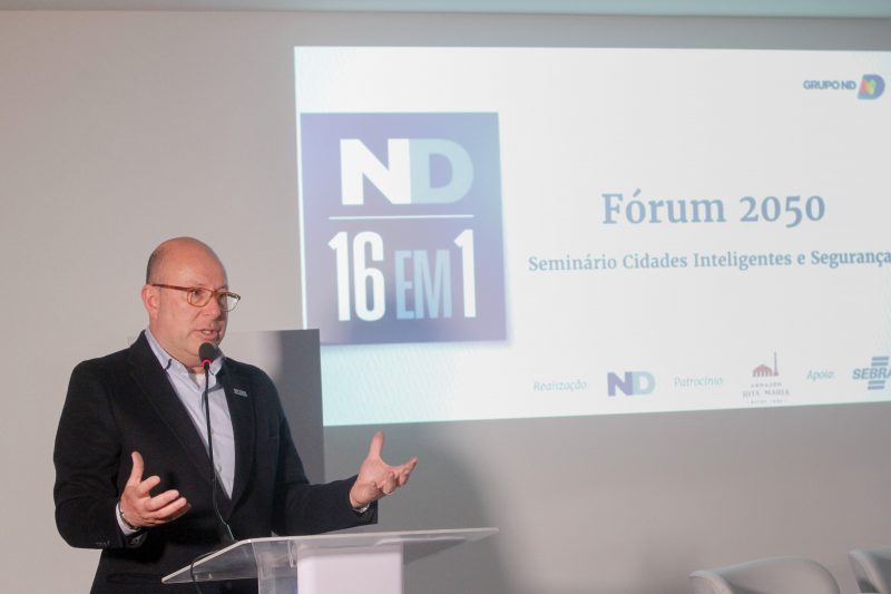 “Inteligentes s&atilde;o quando as for&ccedil;as organizadas se comunicam de uma forma construtiva”, disse o presidente do Grupo ND – Foto: Leo Munhoz/ND