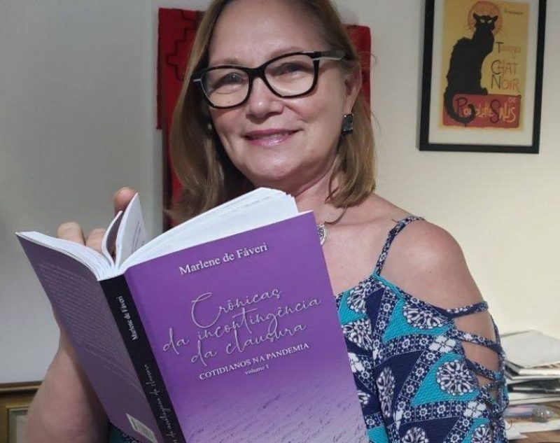 Marlene de F&aacute;veri vai fazer sess&atilde;o de aut&oacute;grafos durante o lan&ccedil;amento do Coletivo Exista! – Foto: Arquivo pessoal/Divulga&ccedil;&atilde;o/ND