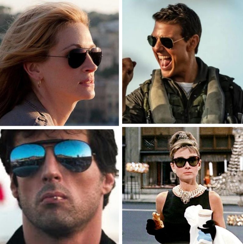 Julia Roberts, Tom Cruise, Sylvester Stallone and Audrey Hepburn in movie action –  Photo: Assembly/Disclosure/ND