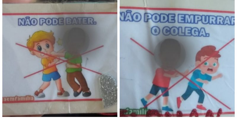 aluno recebeu este crachá