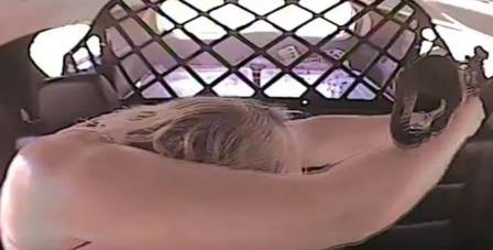 Mulher atira contra policial ap&oacute;s pegar fuzil dentro de viatura – Foto: Grady County Sheriff’s Office/Divulga&ccedil;&atilde;o/ND