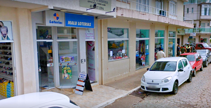 Lot&eacute;rica onde a aposta foi realizada &mdash; Foto: Google Street View/ND