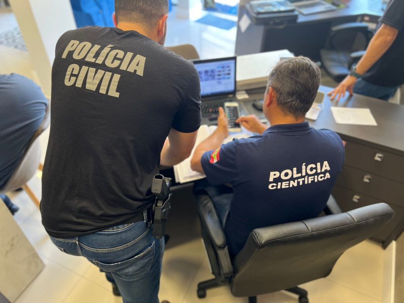 O grupo que compartilhava o conte&uacute;do ilegal era formado por membros de v&aacute;rios Estados – Foto: Pol&iacute;cia Civil/Divulga&ccedil;&atilde;o/ND