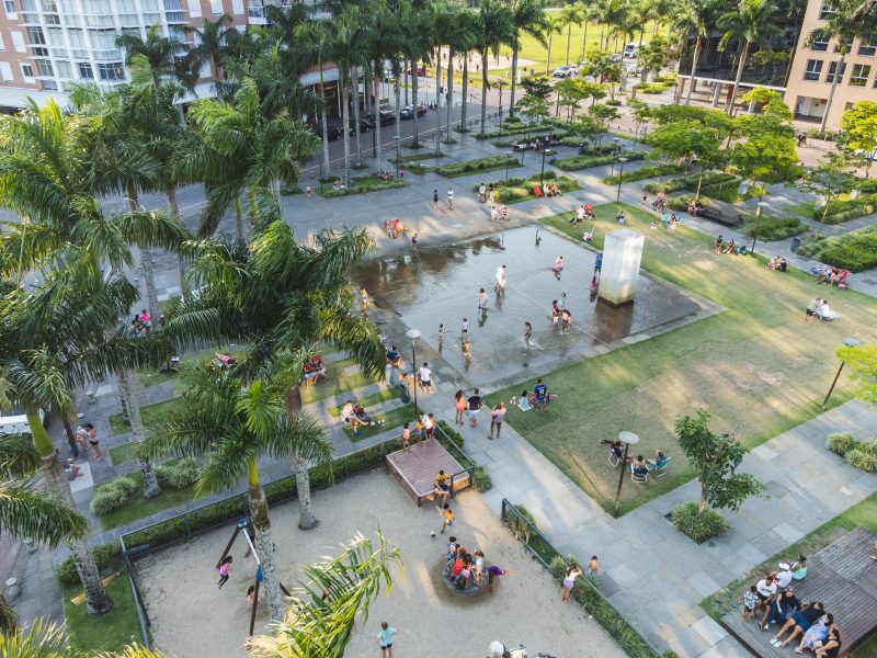 Um projeto arquitet&ocirc;nico que une servi&ccedil;os, lojas e gastronomias em um s&oacute; lugar – Foto: Arquivo Grupo Pedra Branca