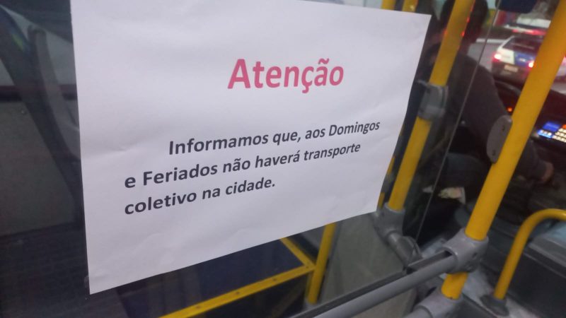 Aviso come&ccedil;ou a circular nesta semana – Foto: Reprodu&ccedil;&atilde;o/ND