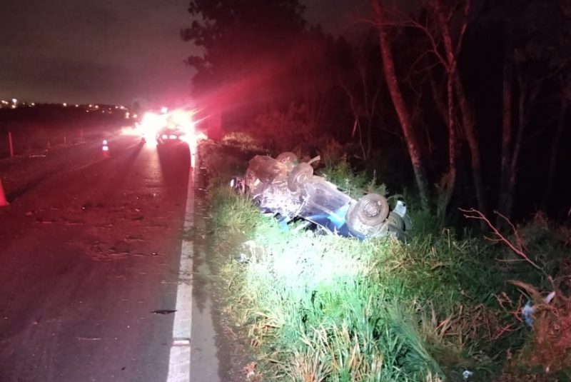 O menino morreu no local do acidente – Foto: PMRv/ND