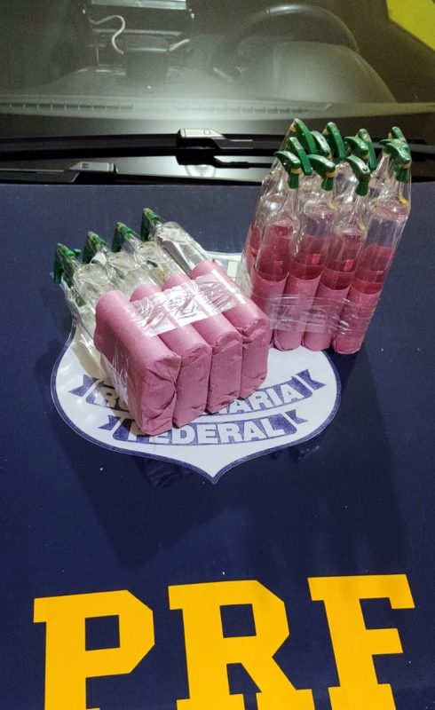 Apreens&atilde;o foi realizada pela PRF na BR-101 – Foto: PRF/Divulga&ccedil;&atilde;o