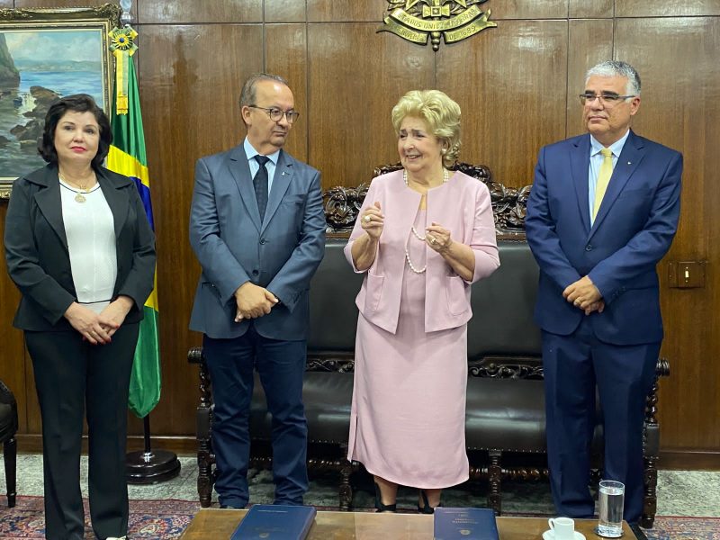Posse da suplente Ivete Appel da Silveira no Senado Federal &mdash; Foto: Divulga&ccedil;&atilde;o