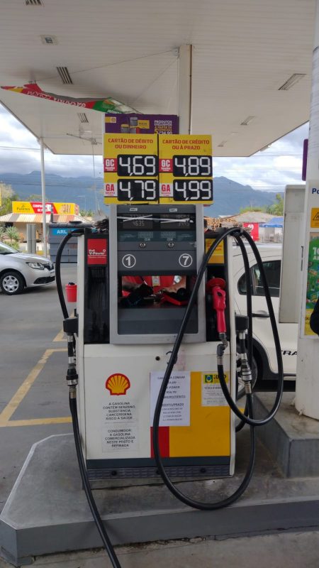 Gasolina comum abaixo dos R$ 5 o litro &eacute; encontrada em Santo Amaro da Imperatriz, na Grande Florian&oacute;polis – Foto: Divulga&ccedil;&atilde;o/ND