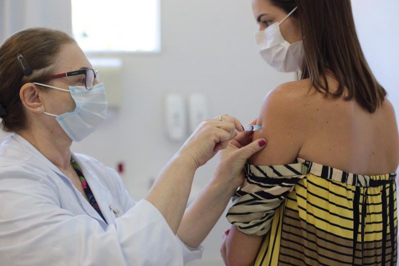 No dia 20 de agosto ser&aacute; o dia &ldquo;D&rdquo; de Vacina&ccedil;&atilde;o em Santa Catarina – Foto: Prefeitura de Chapec&oacute;/ND